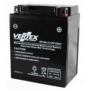 Vertex Battery VP14A-3 CB14L-A2 12N14-3A (L:135mm x H:167mm x W:90mm)