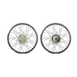 Rear Wheel Yamaha V80 FS1E drum brake with cush drive rubber (Rim 1.40 x 17)