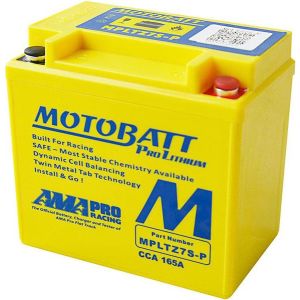 Motobatt Lithium Battery MPLTZ7S-P Fully Sealed CT6B-3,CTZ-7S(10)Moto
