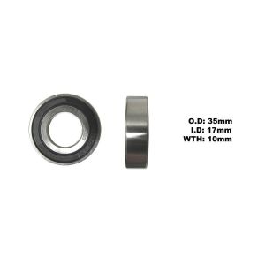 Bearing 6003DDU (ID 17mm x OD 35mm x W 10mm)