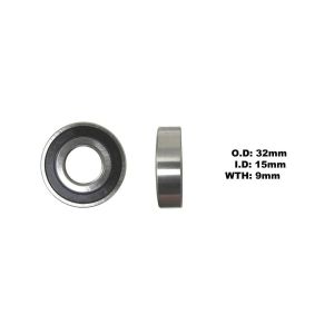 Bearing 6002DDU (ID 15mm x OD 32mm x W 9mm)