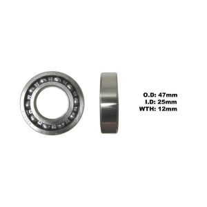 Bearing 6005 (ID 25mm x OD 47mm x W 12mm)