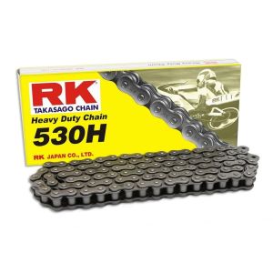 RK Chain Heavy Duty Black 530H 530-112L (34.3KN)