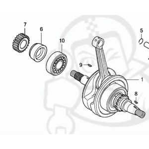 Crankshaft Honda CBF125