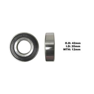 Bearing 6004DDU (ID 20mm x OD 42mm x W 12mm)