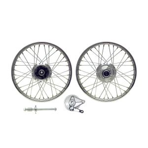 Rear Wheel Honda CG125 04-08 drum with brake plate (Rim 1.40 x 18 inch)