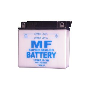 Battery 12N5.5-3B (L:138mm x H:131mm x W:61mm)