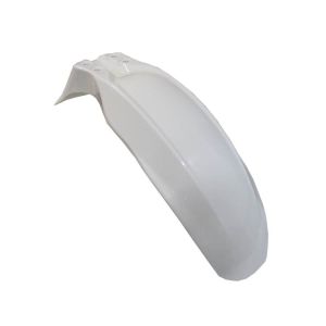 Front Mudguard White Kawasaki KLX110 03-09 Suz DRZ110 03-07