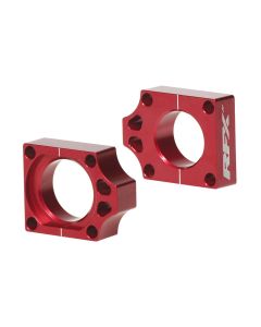 Pro Rear Axle Blocks CR125/250 >07 CRF250/450 >08 - RED
